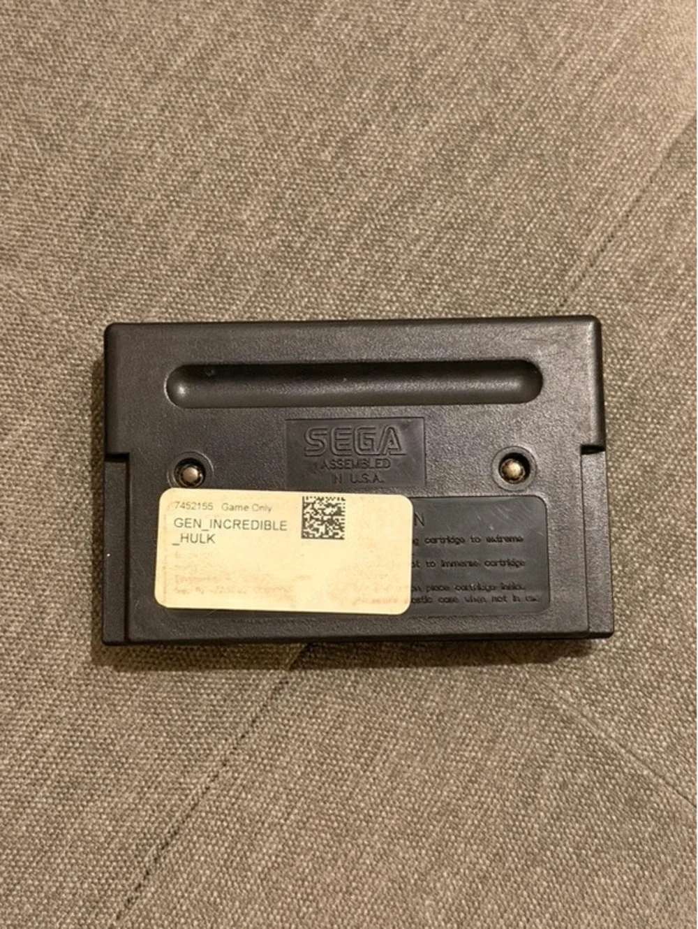 The Incredible Hulk for Sega w